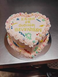 Pink Squiggle cake