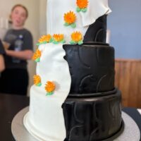 Tire Wedding Cake