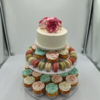 Wedding Cake & Cupcakes