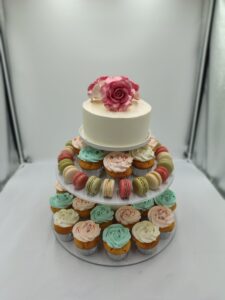 Wedding Cake & Cupcakes