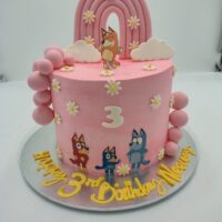 Bluey's Pretty in Pink Cake