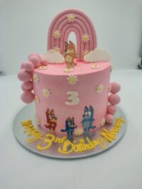 Bluey's Pretty in Pink Cake