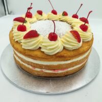 9 Inch Vanilla Victorian Sponge Torte