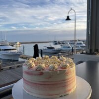 SKEETAS White Chocolate & Raspberry Cake