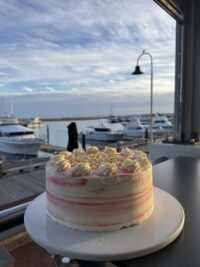 SKEETAS White Chocolate & Raspberry Cake