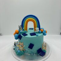 Blue Bluey Cake
