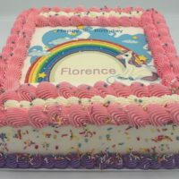 Sprinkle Slab Cake