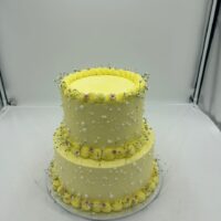 2 Tier Yellow Cake