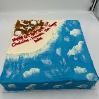 15'' Beach theme Cake